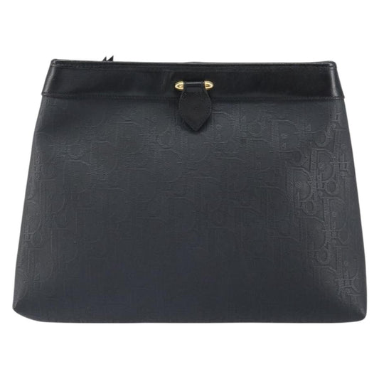 Christian Dior Trotter pouch Canvas, Black, Canvas, Clutch