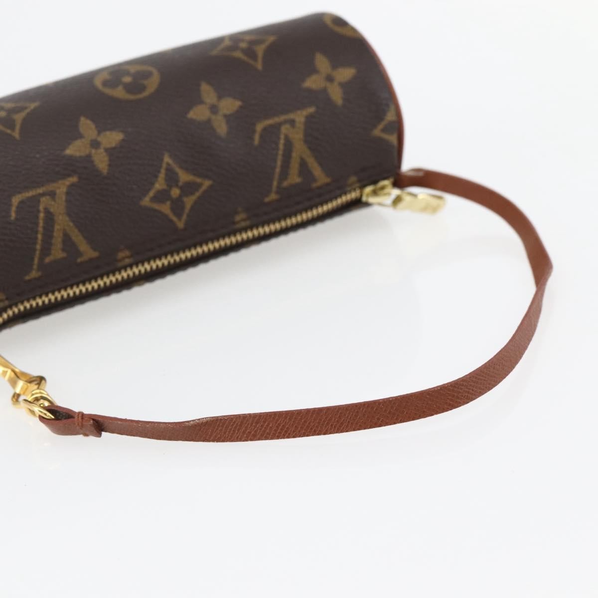 Louis Vuitton Papillon Pochette Monogram Canvas, BROWN, CANVAS, Crossbody bag