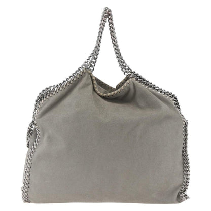 Stella McCartney Falabella Tote Shaggy Deer, GRAY, POLYESTER, Shoulder bag