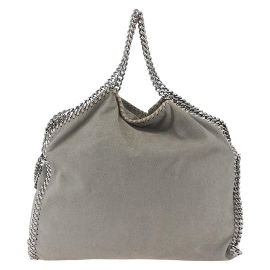 Stella McCartney Falabella Tote Shaggy Deer, GRAY, POLYESTER, Shoulder bag