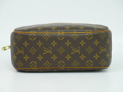 Louis Vuitton Trouville Handbag Monogram Canvas, BROWN, CANVAS, Handbag