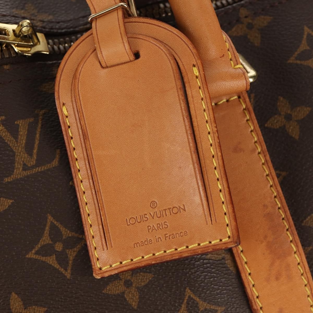 Louis Vuitton Keepall Bag Monogram Canvas, BROWN, CANVAS, Travel bag