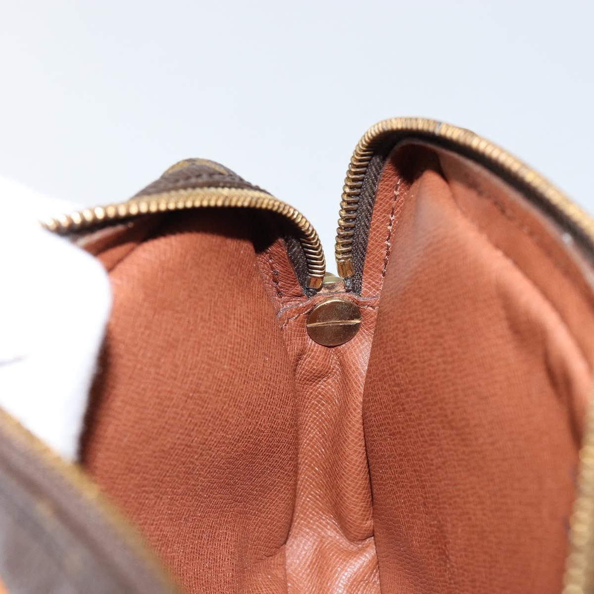 Louis Vuitton Marly Dragonne Clutch Monogram Canvas, BROWN, CANVAS, Clutche & pouche