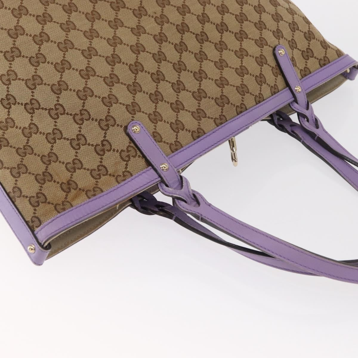 Gucci Vintage tote GG Canvas, BEIGE, CANVAS, Tote bag