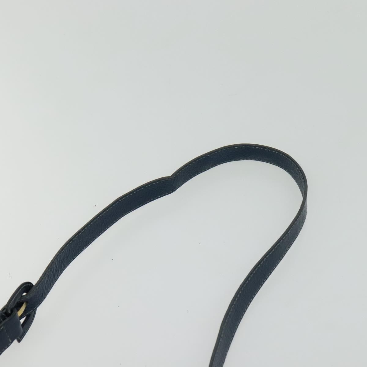 Gucci Vintage Shoulder Bag Leather, BLUE, LEATHER, Shoulder bag