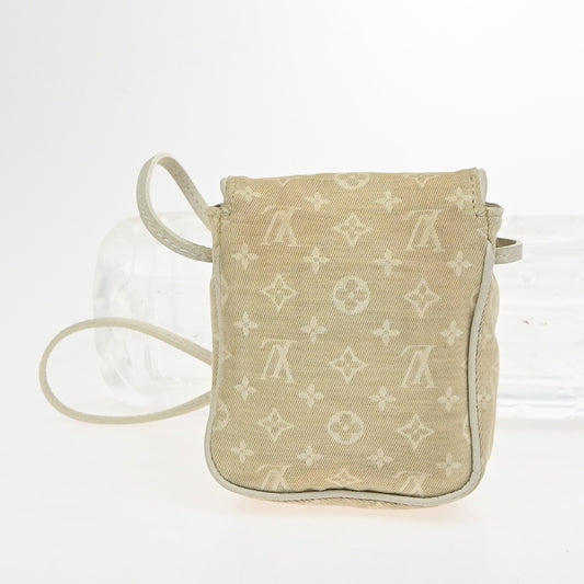 Louis Vuitton Cancun Pochette Monogram Mini Canvas, BEIGE, CANVAS, Clutche & pouche