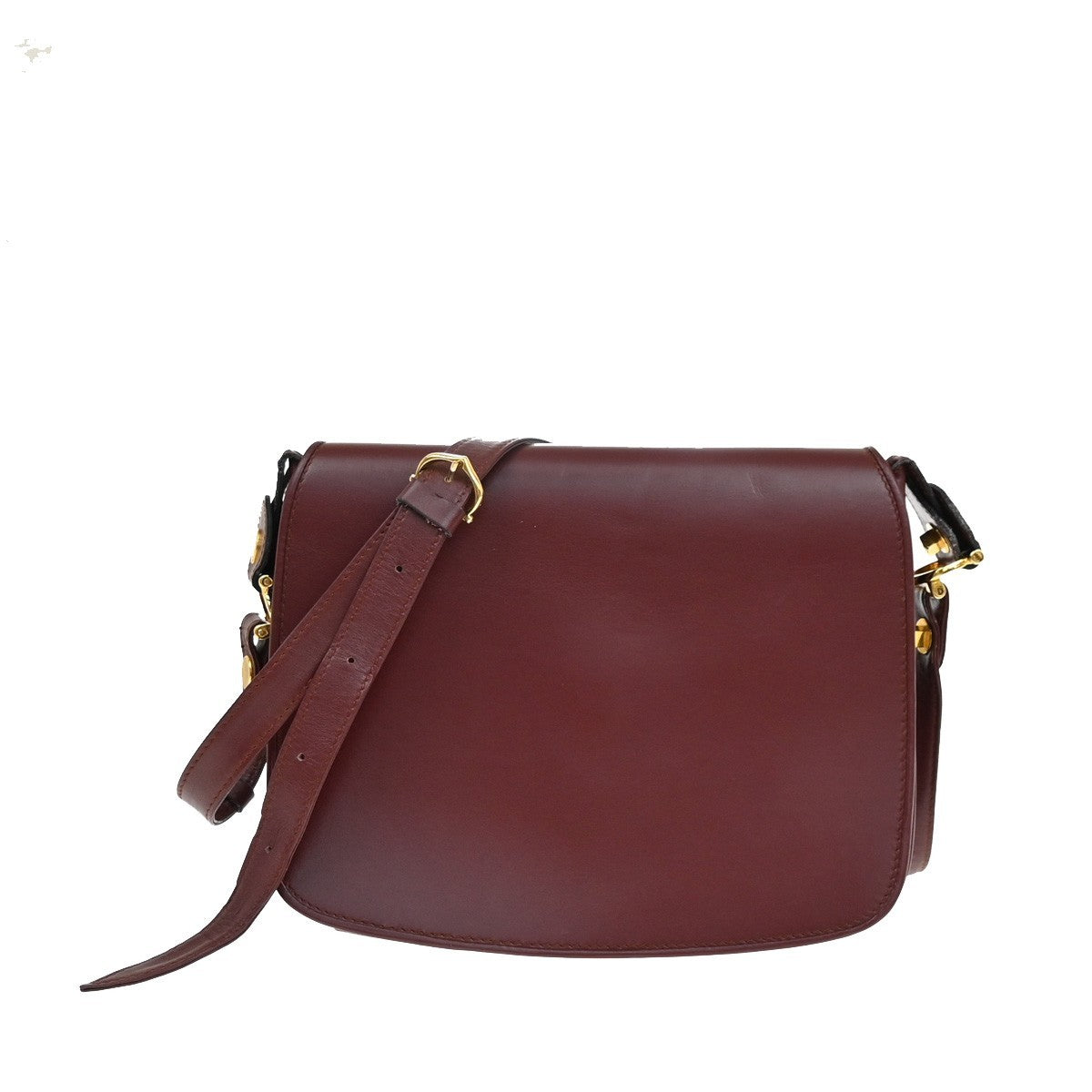 cartier Must de Cartier Shoulder Bag Leather, Red, Leather, Shoulder Bag