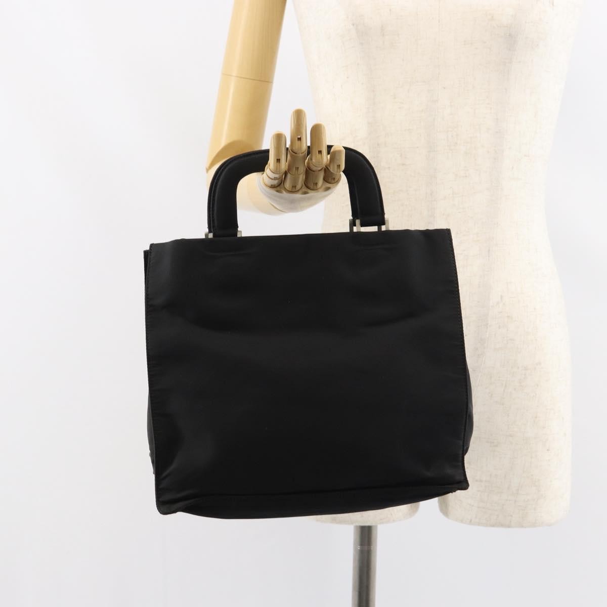 Prada Vintage Handbag Tessuto, BLACK, NYLON, Handbag