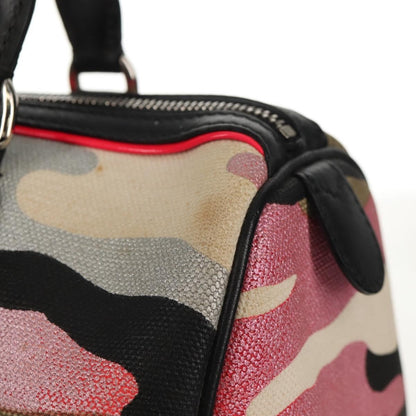 Christian Dior Polochon Satchel Limited Edition Anselm Reyle Camouflage Canvas, MULTICOLOUR, CANVAS, Travel bag