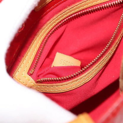 Louis Vuitton Reade Handbag Monogram Vernis, RED, PATENT_LEATHER, Handbag