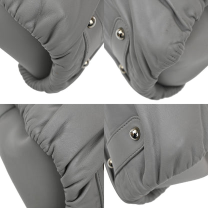 Christian Dior Karenina Tote Lambskin, GRAY, LEATHER, Tote bag