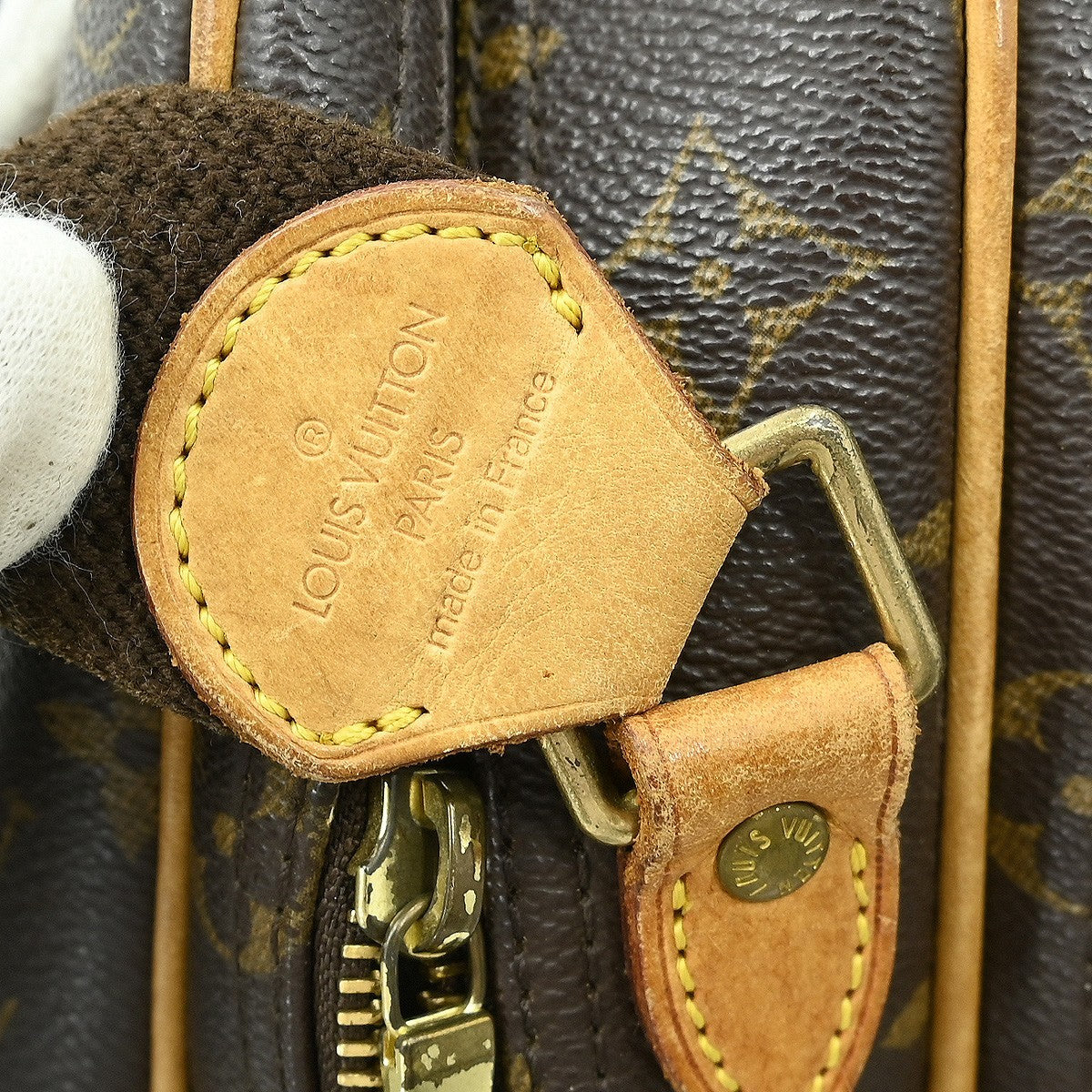 Louis Vuitton Reporter Bag Monogram Canvas, BROWN, CANVAS, Shoulder bag