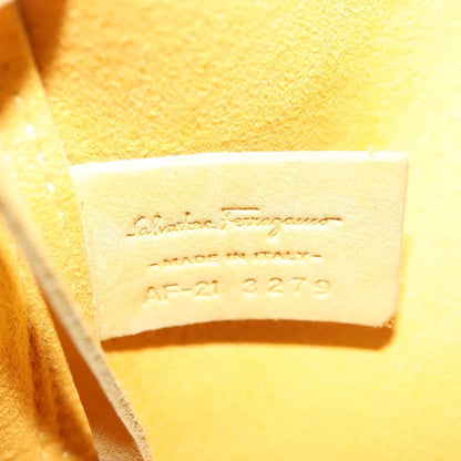 Salvatore Ferragamo Vintage Tote bag Suede, YELLOW, SUEDE, Tote bag