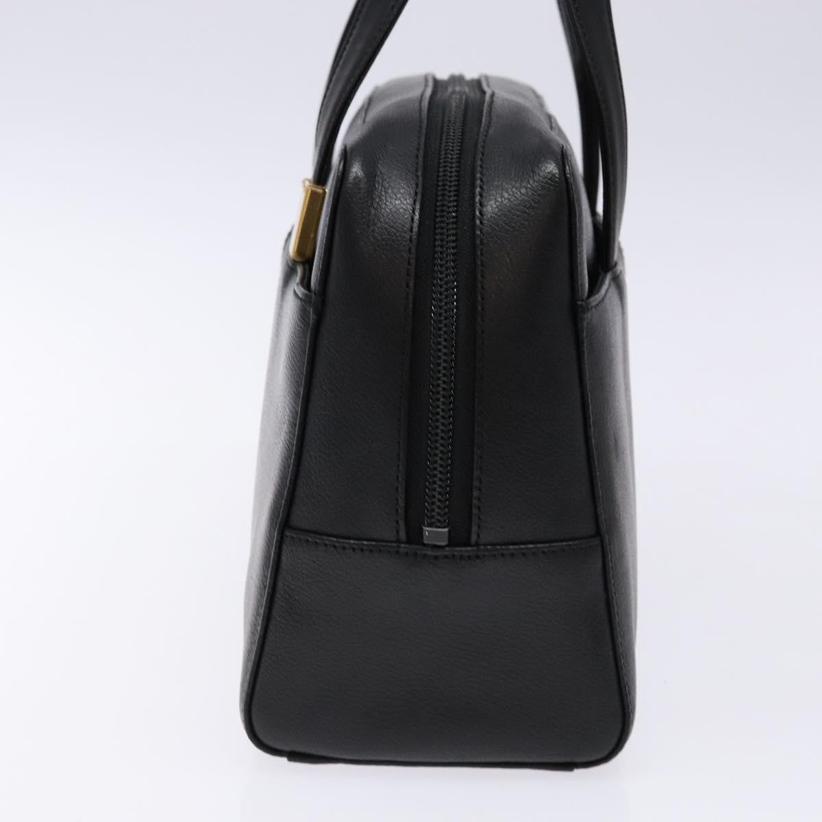 Burberry Vintage Handbag Leather, BLACK, LEATHER, Handbag