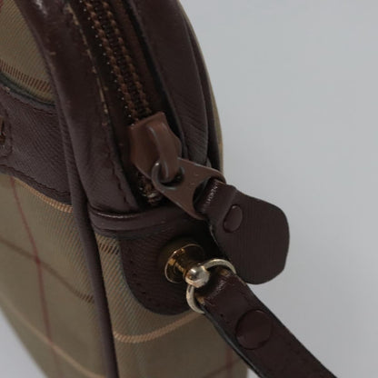Burberry Nova check Pochette Canvas, BROWN, CANVAS, Clutche & pouche