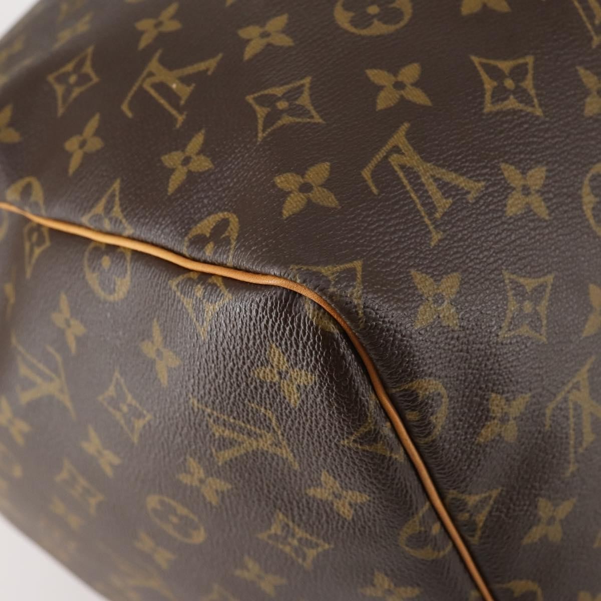 Louis Vuitton Keepall Bandouliere Bag Monogram Canvas, BROWN, CANVAS, Travel bag