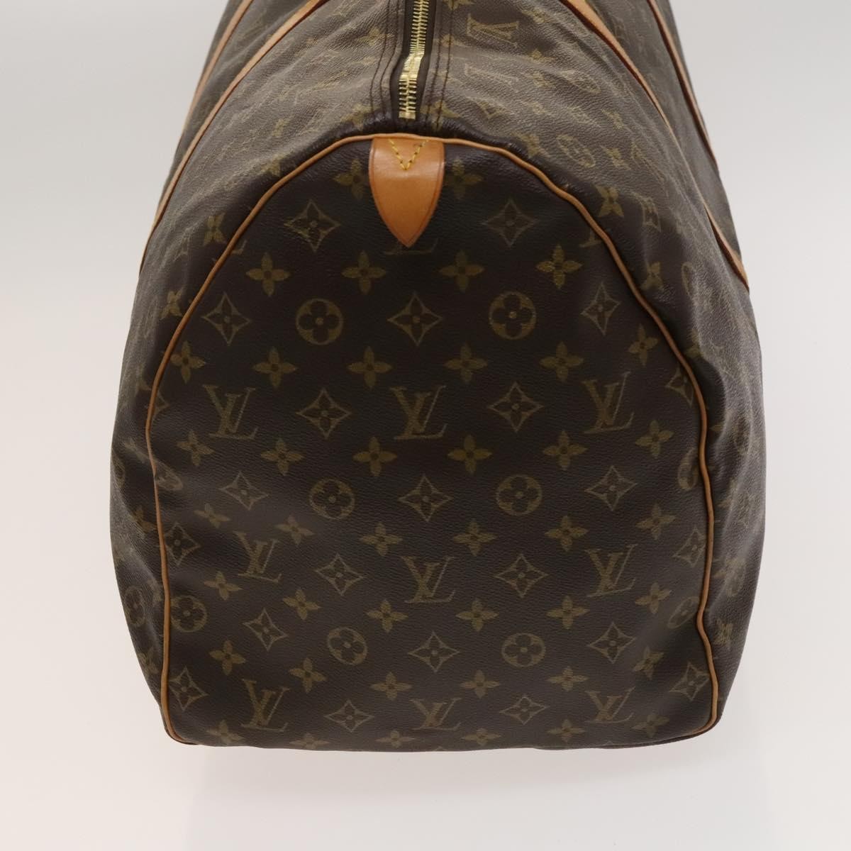 Louis Vuitton Keepall Bag Monogram Canvas, BROWN, CANVAS, Travel bag