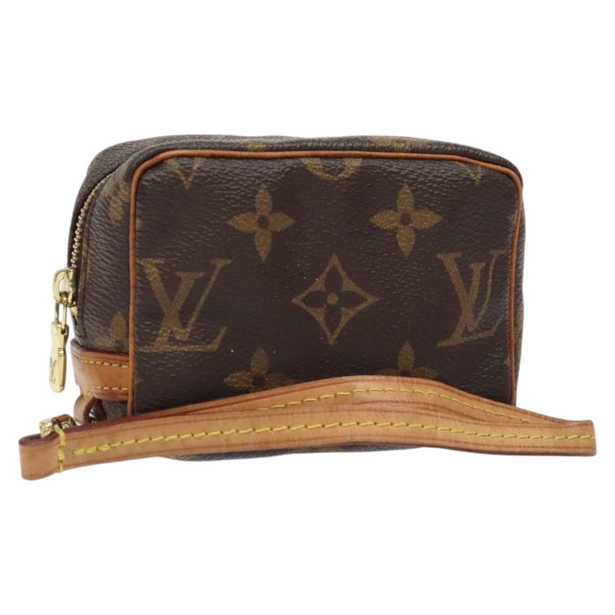 Louis Vuitton Wapiti Trousse Pouch Monogram Canvas, BROWN, CANVAS, Clutche & pouche