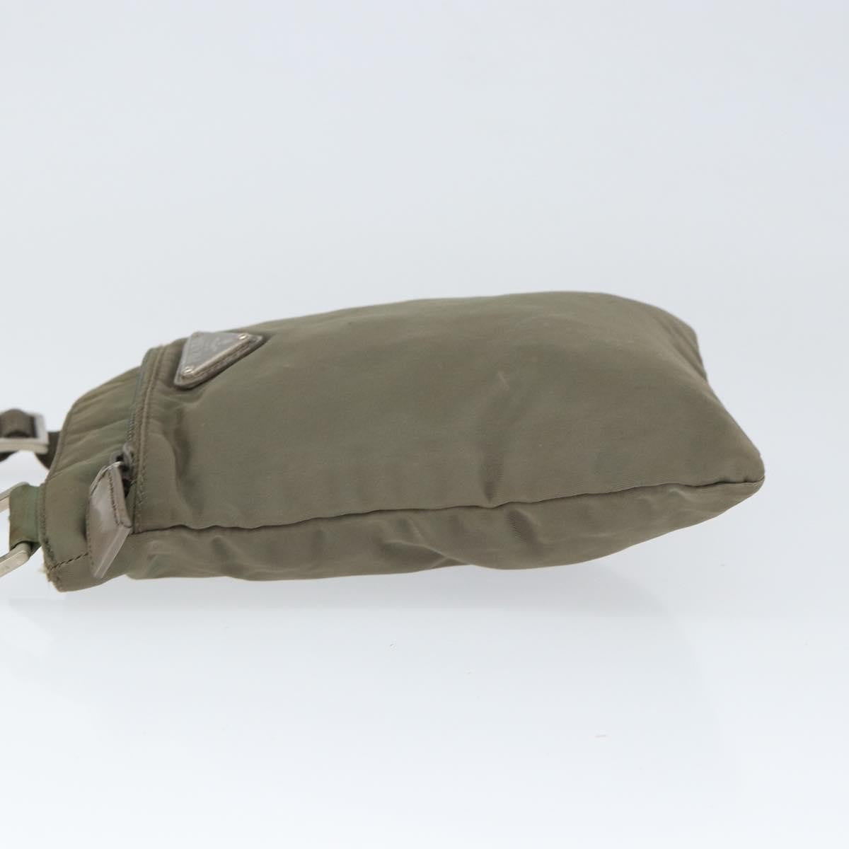 Prada Front Pocket Messenger Bag Tessuto, KHAKI, NYLON, Shoulder bag