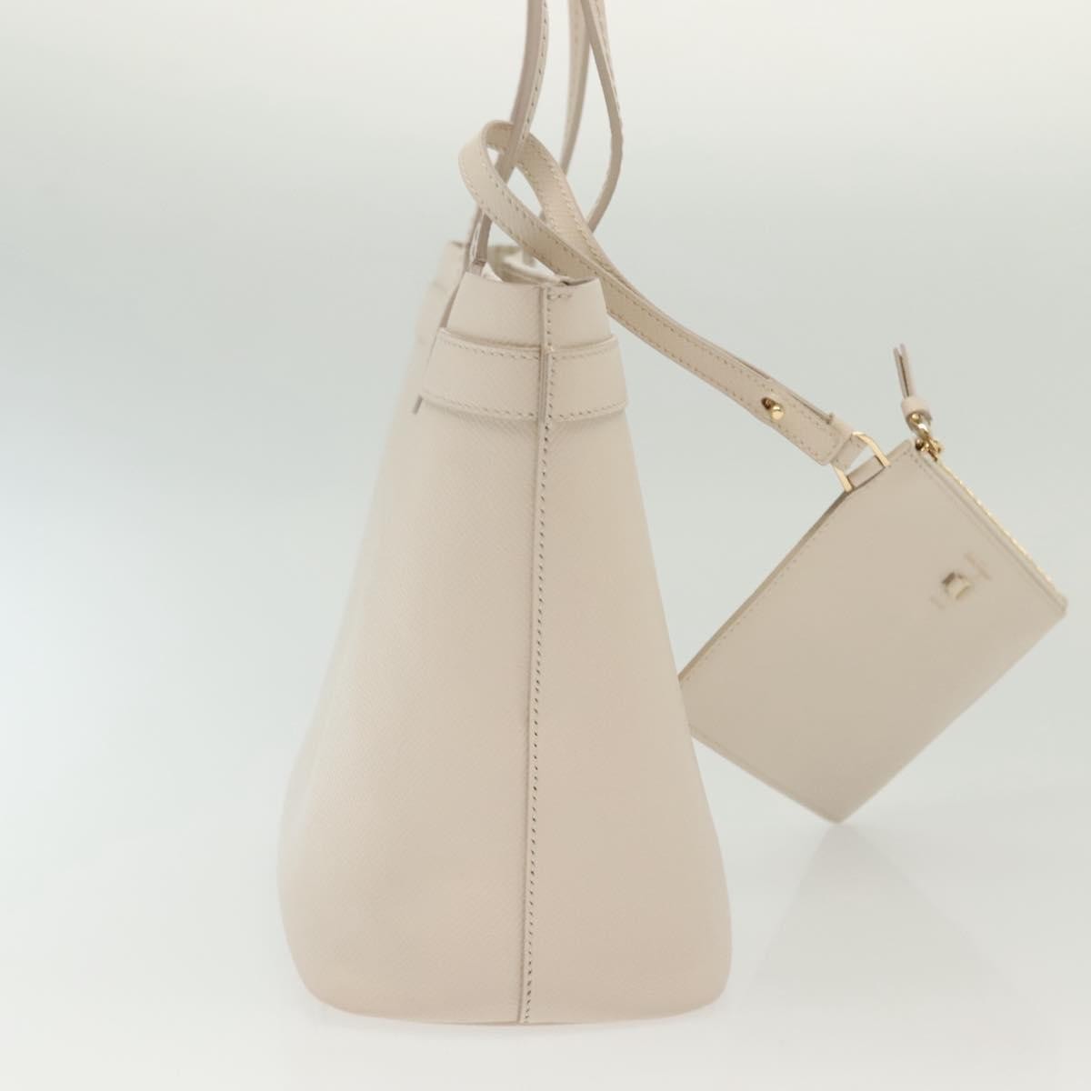 Salvatore Ferragamo Vala tote Leather, BEIGE, LEATHER, Tote bag