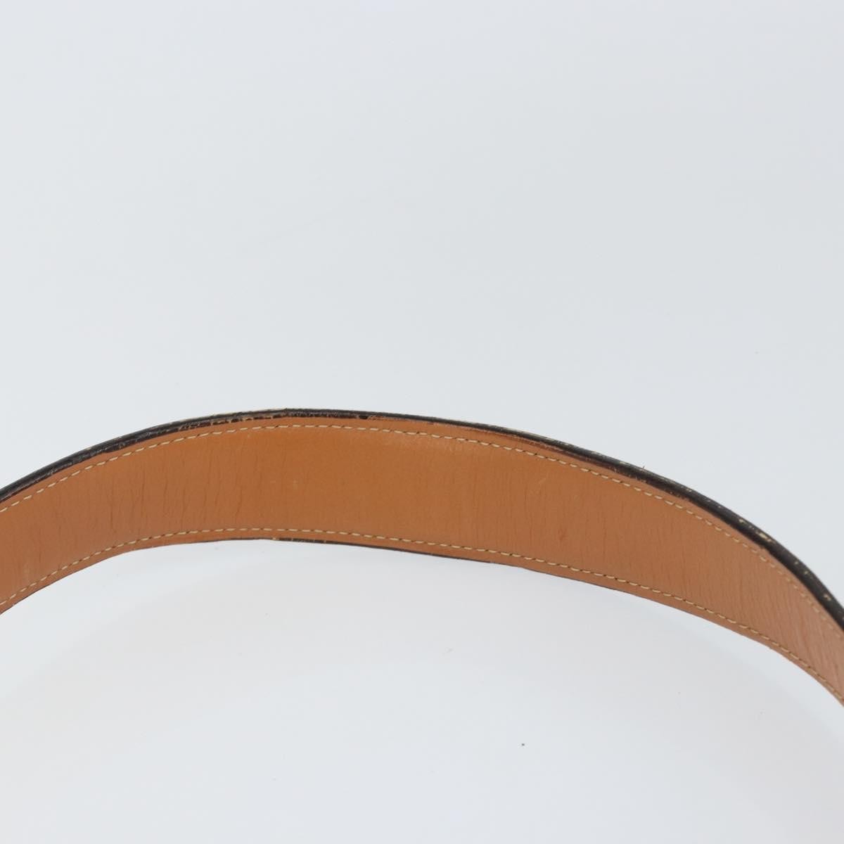 Celine Vintage Macadam Shoulder Bag Canvas and Leather, BROWN, CANVAS, Shoulder bag