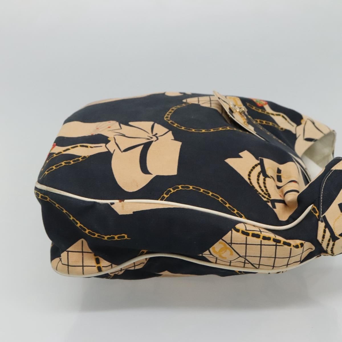 Chanel Mademoiselle Tote Canvas, NAVY, CANVAS, Tote bag