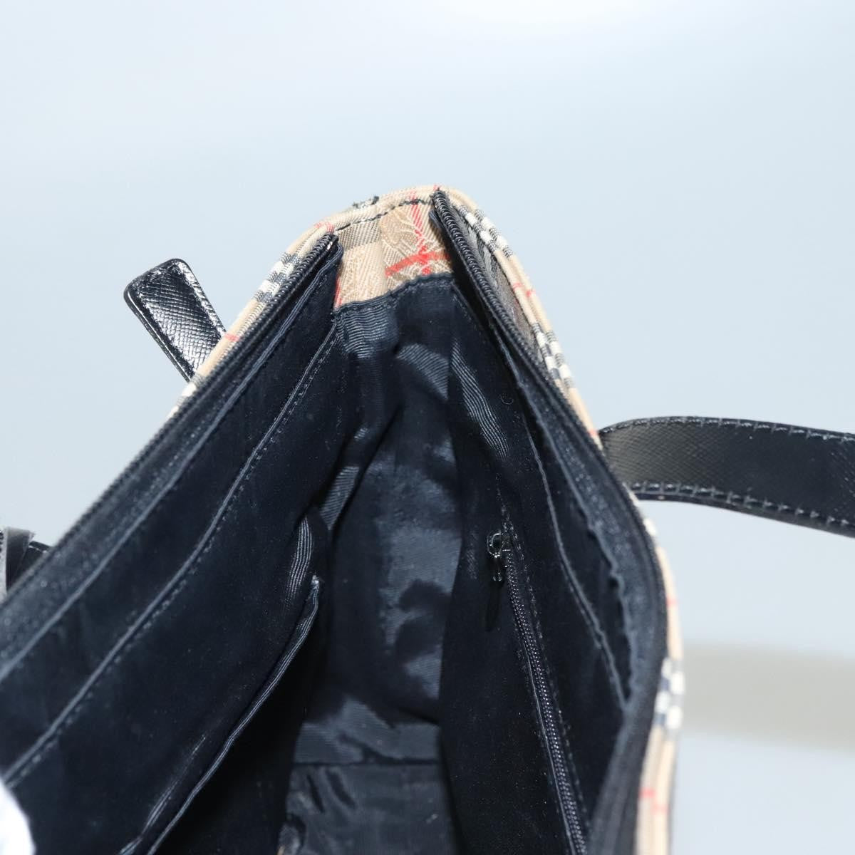 Burberry Nova Check Handbag Nova Check Canvas and leather, BEIGE, CANVAS, Handbag