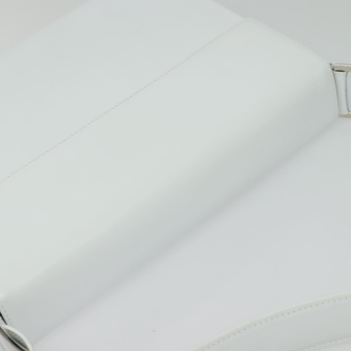 Salvatore Ferragamo Vala Shoulder Bag Leather, WHITE, LEATHER, Shoulder bag