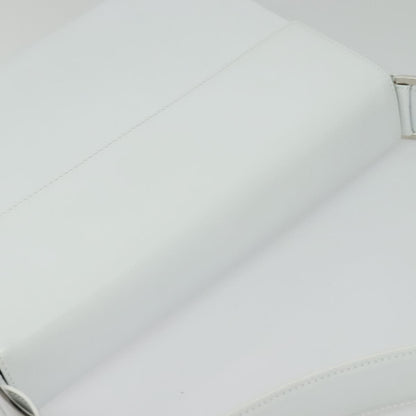 Salvatore Ferragamo Vala Shoulder Bag Leather, WHITE, LEATHER, Shoulder bag