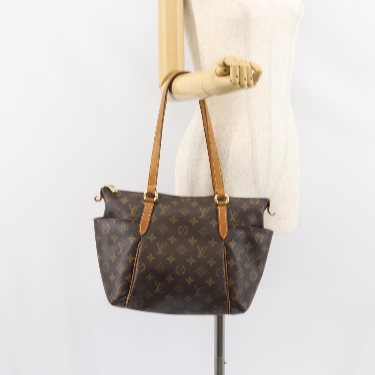 Louis Vuitton Totally Handbag Monogram Canvas, BROWN, CANVAS, Tote bag