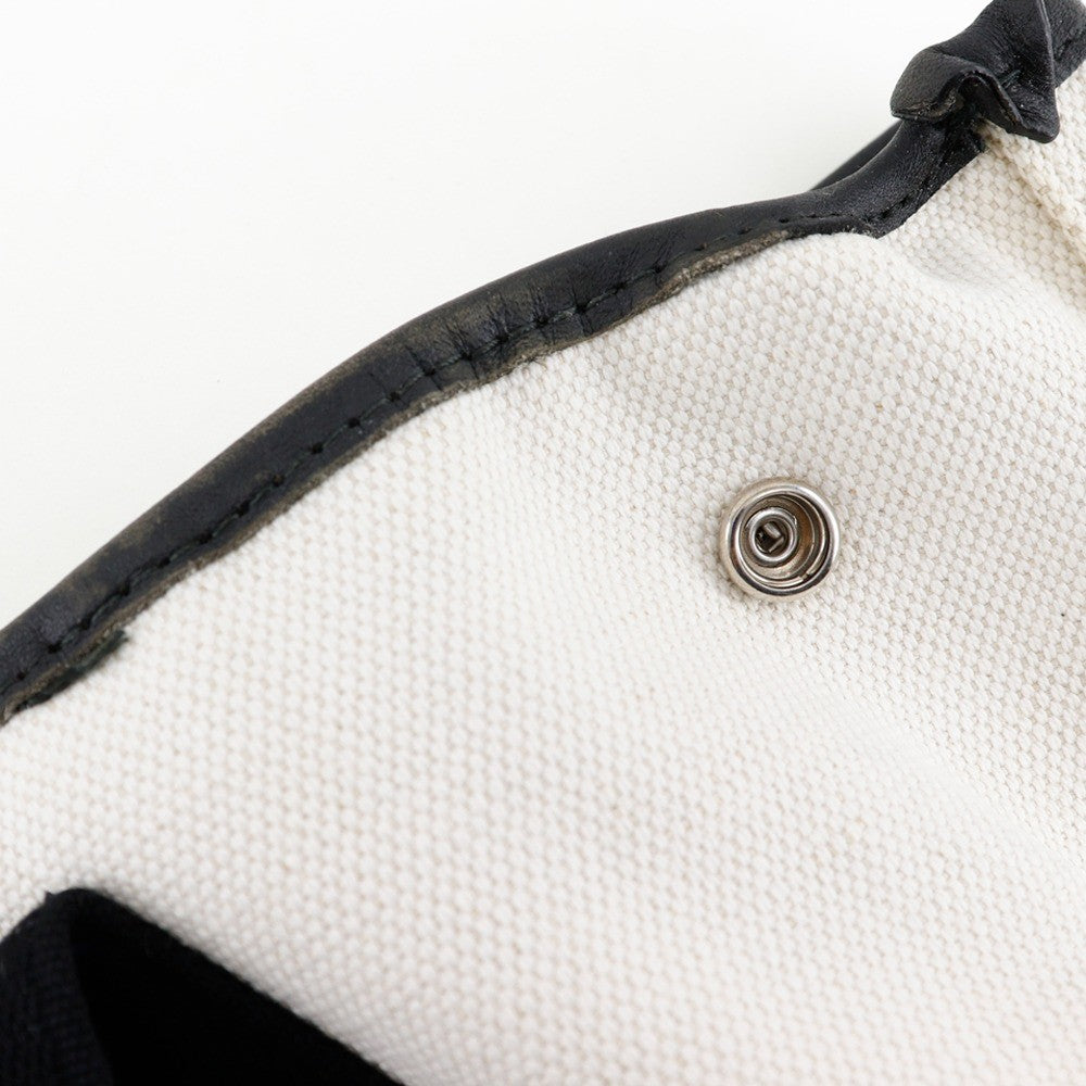 Balenciaga Cabas Tote Canvas and Leather, WHITE, CANVAS, Tote bag