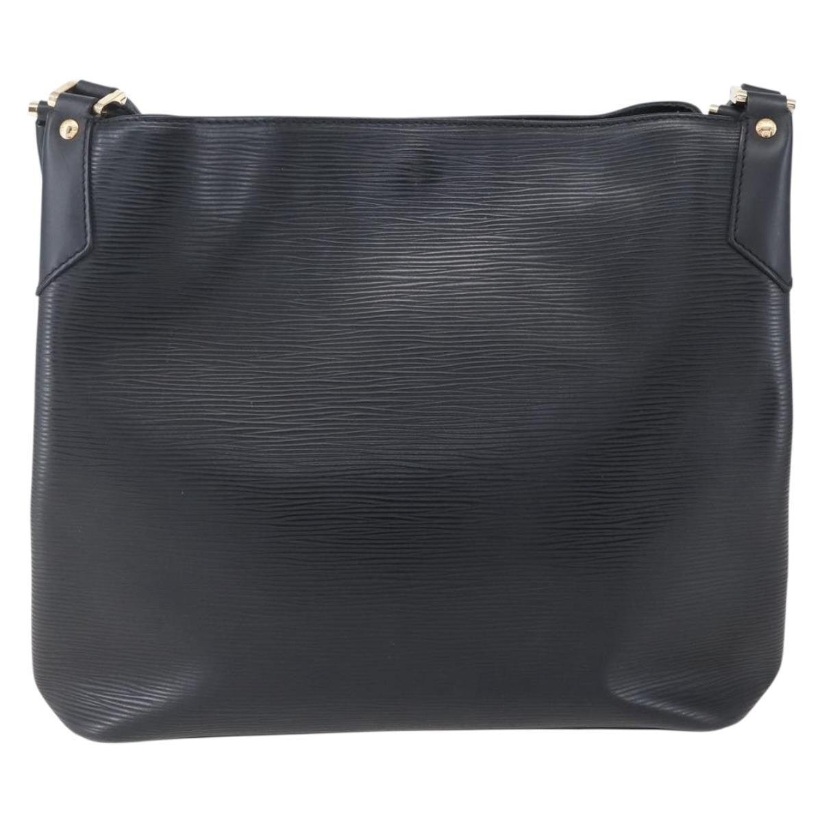 Louis Vuitton Mandara Handbag Epi Leather, BLACK, LEATHER, Shoulder bag