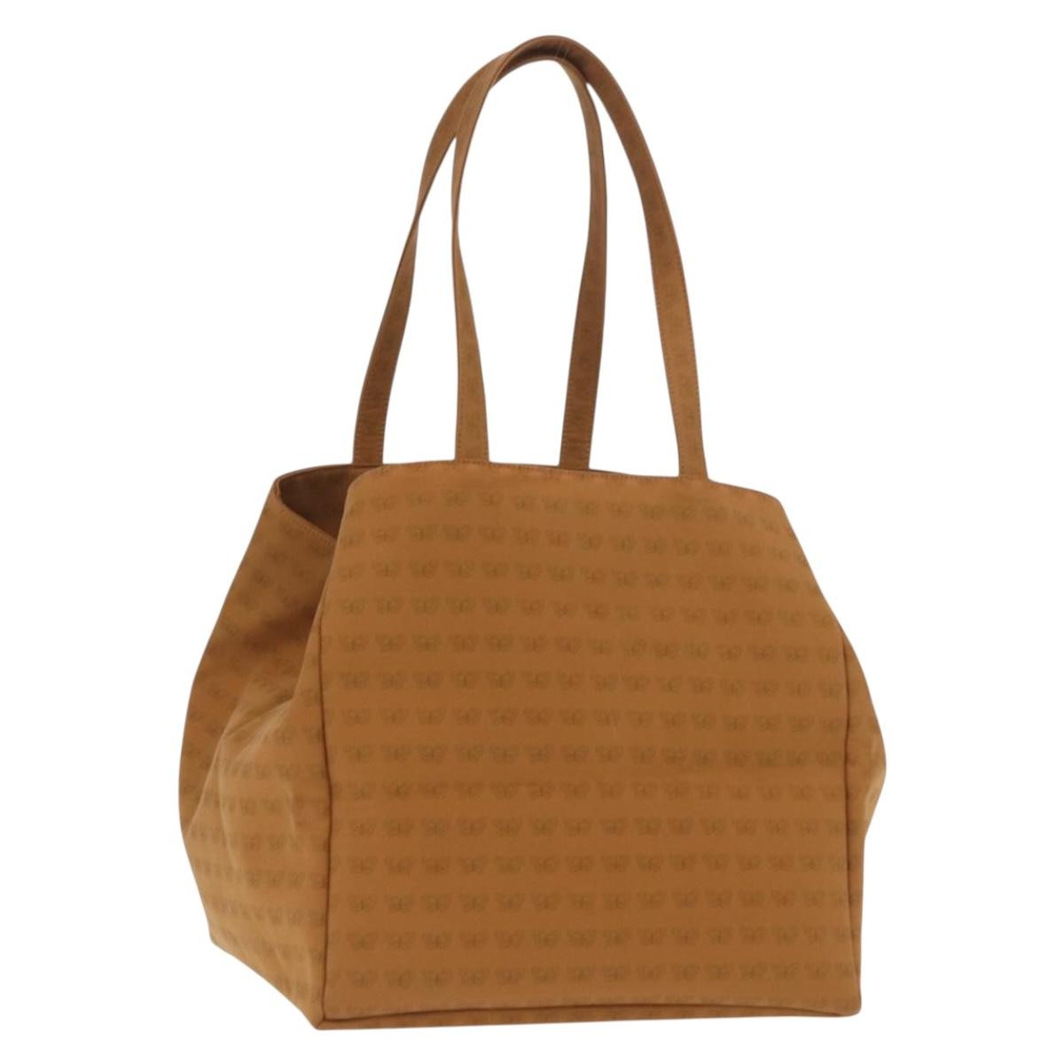 Bottega Veneta Vintage Tote Bag Canvas, BROWN, CANVAS, Tote bag