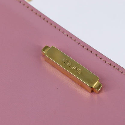 Celine Handbag Leather, PINK, LEATHER, Handbag