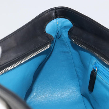 Bvlgari Handbag Leather, BLACK, LEATHER, Handbag