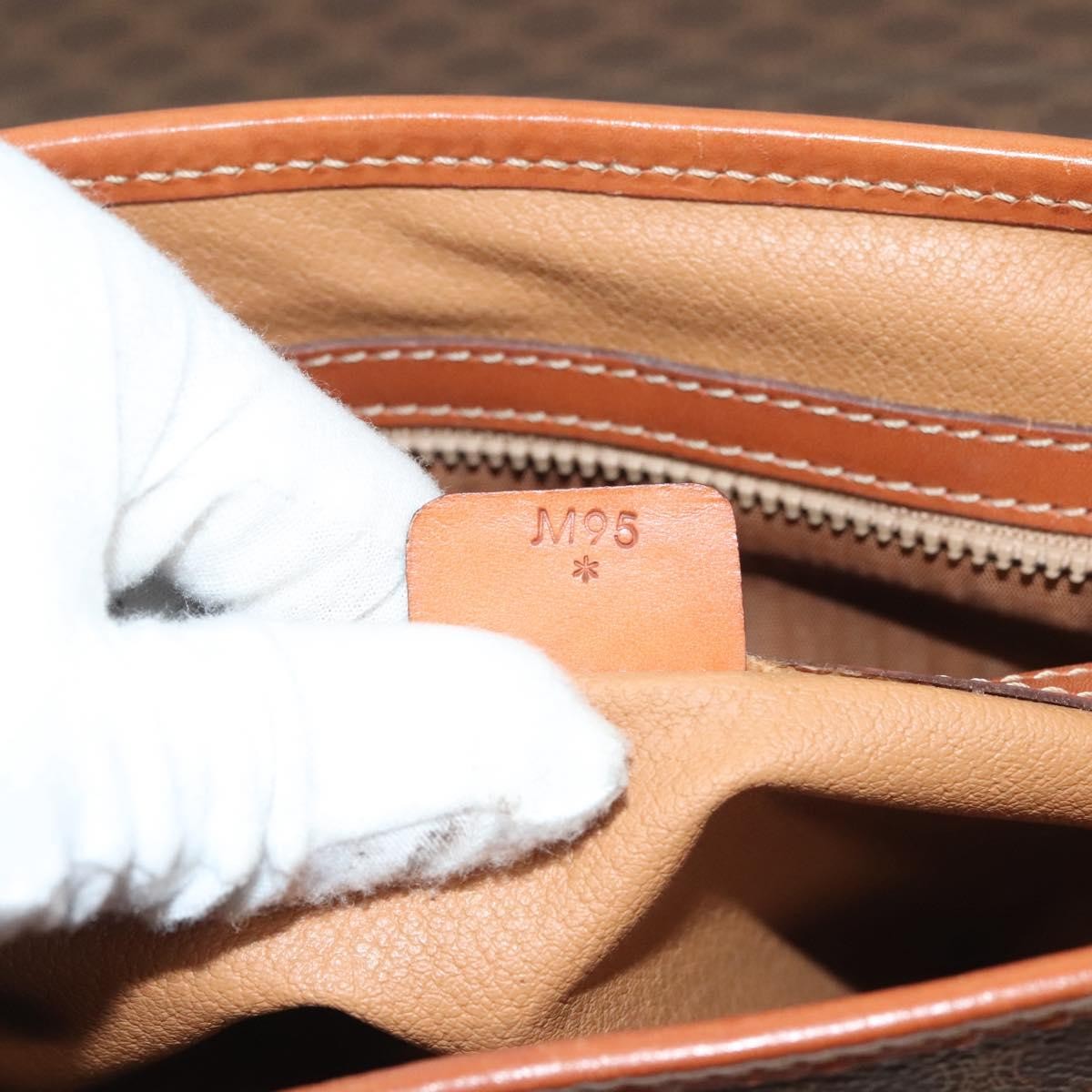 Celine Triomphe vintage handbag Macadam canvas, BROWN, CANVAS, Handbag