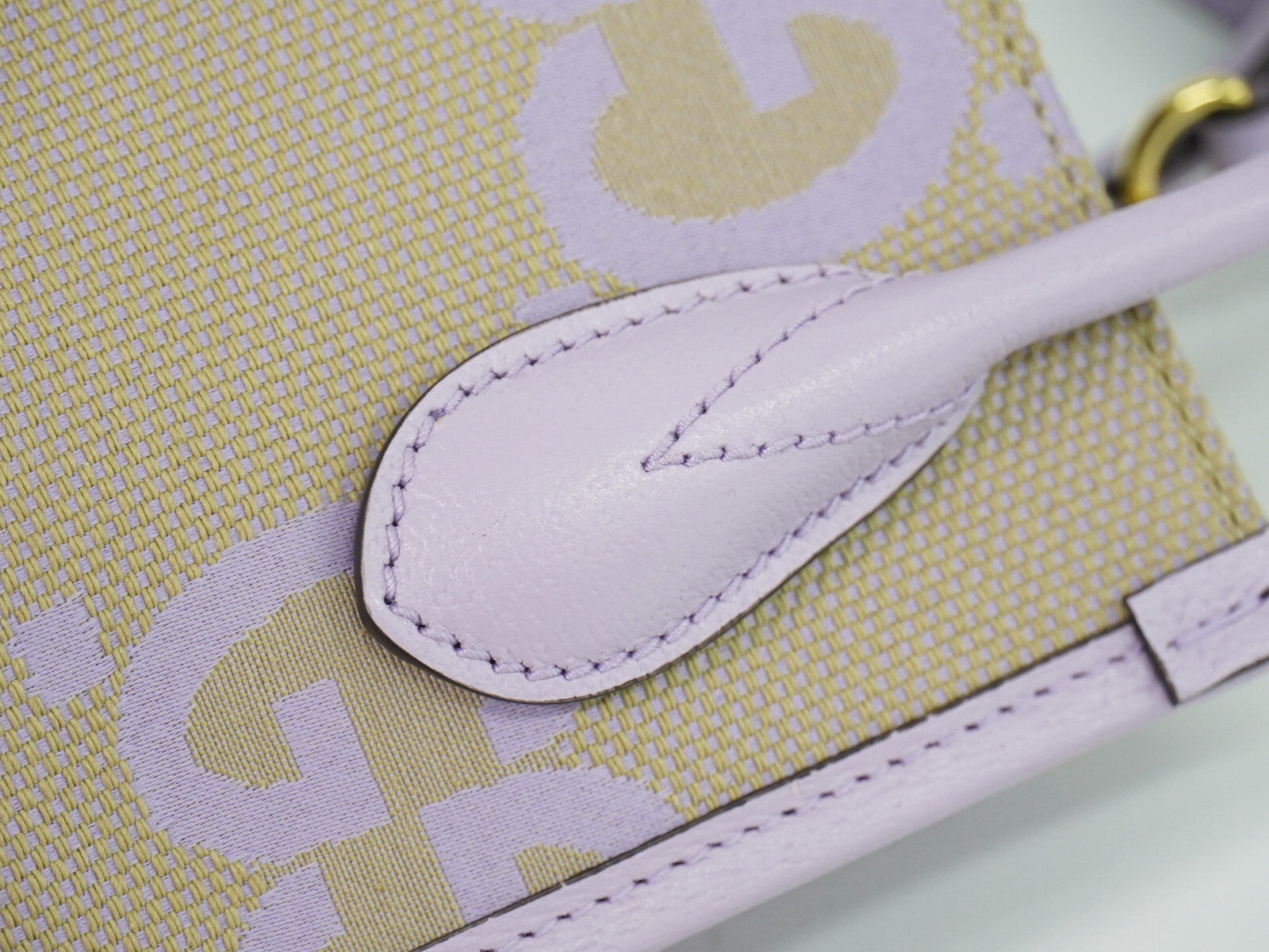 Gucci Vertical Tote Jumbo GG Canvas, PURPLE, CANVAS, Tote bag