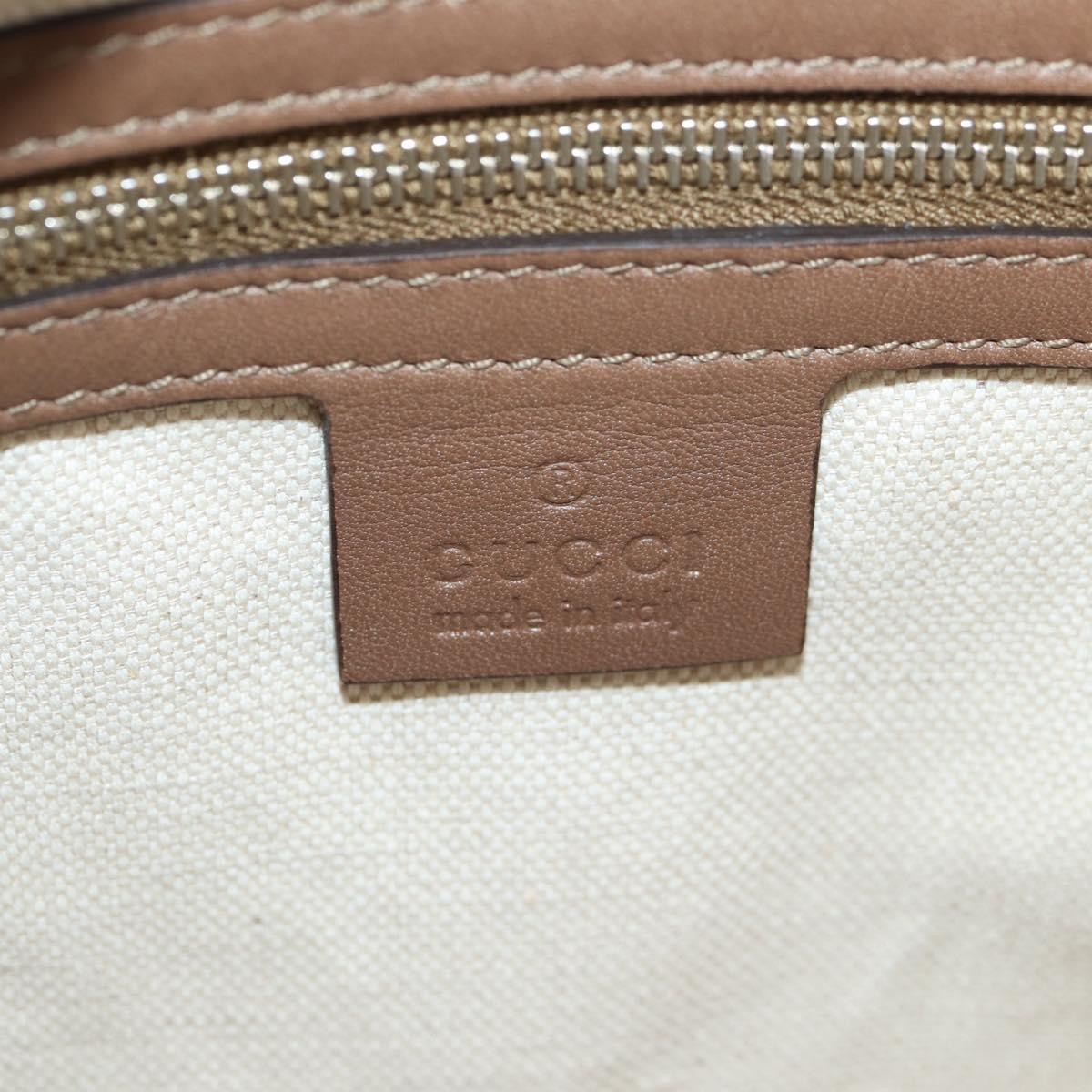 Gucci Braided Strap Zip Messenger Leather, BROWN, LEATHER, Shoulder bag