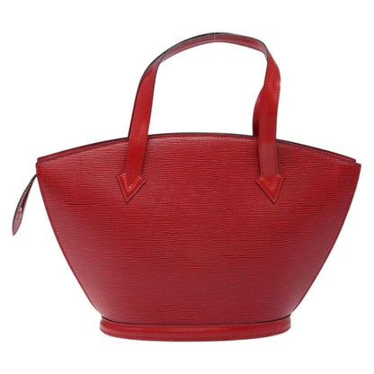 Louis Vuitton Saint Jacques Handbag Epi Leather, RED, LEATHER, Handbag