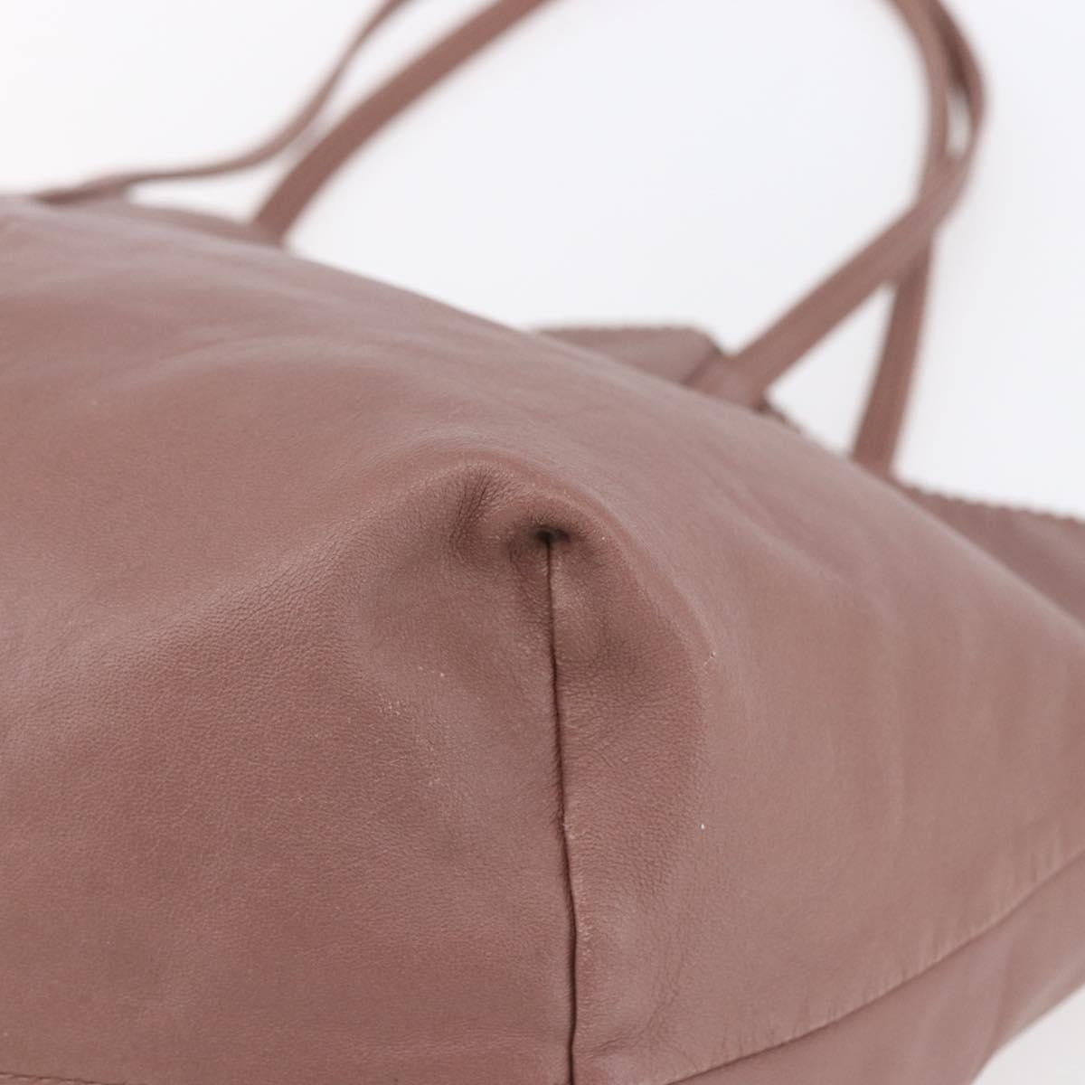 Loewe Vintage Anagram Tote Leather, PINK, LEATHER, Tote bag