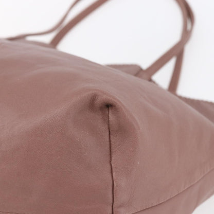 Loewe Vintage Anagram Tote Leather, PINK, LEATHER, Tote bag