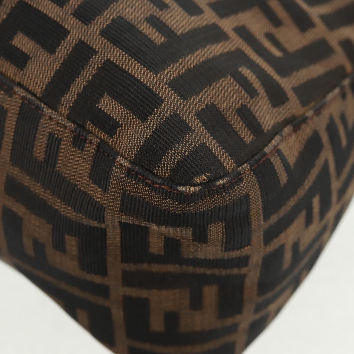 Fendi Mamma Baguette Zucca canvas, BLACK, CANVAS, Shoulder bag