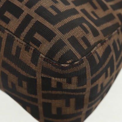 Fendi Mamma Baguette Zucca canvas, BLACK, CANVAS, Shoulder bag