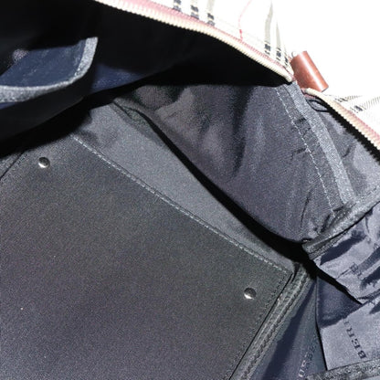 Burberry Vintage Zip Around Duffle Bag House Check Canvas, BEIGE, CANVAS, Travel bag