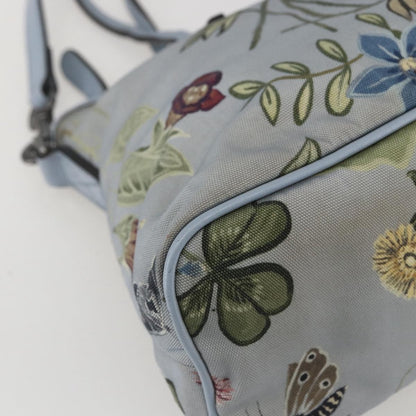 Gucci Convertible Zip Tote Flora Canvas, BLUE, CANVAS, Tote bag