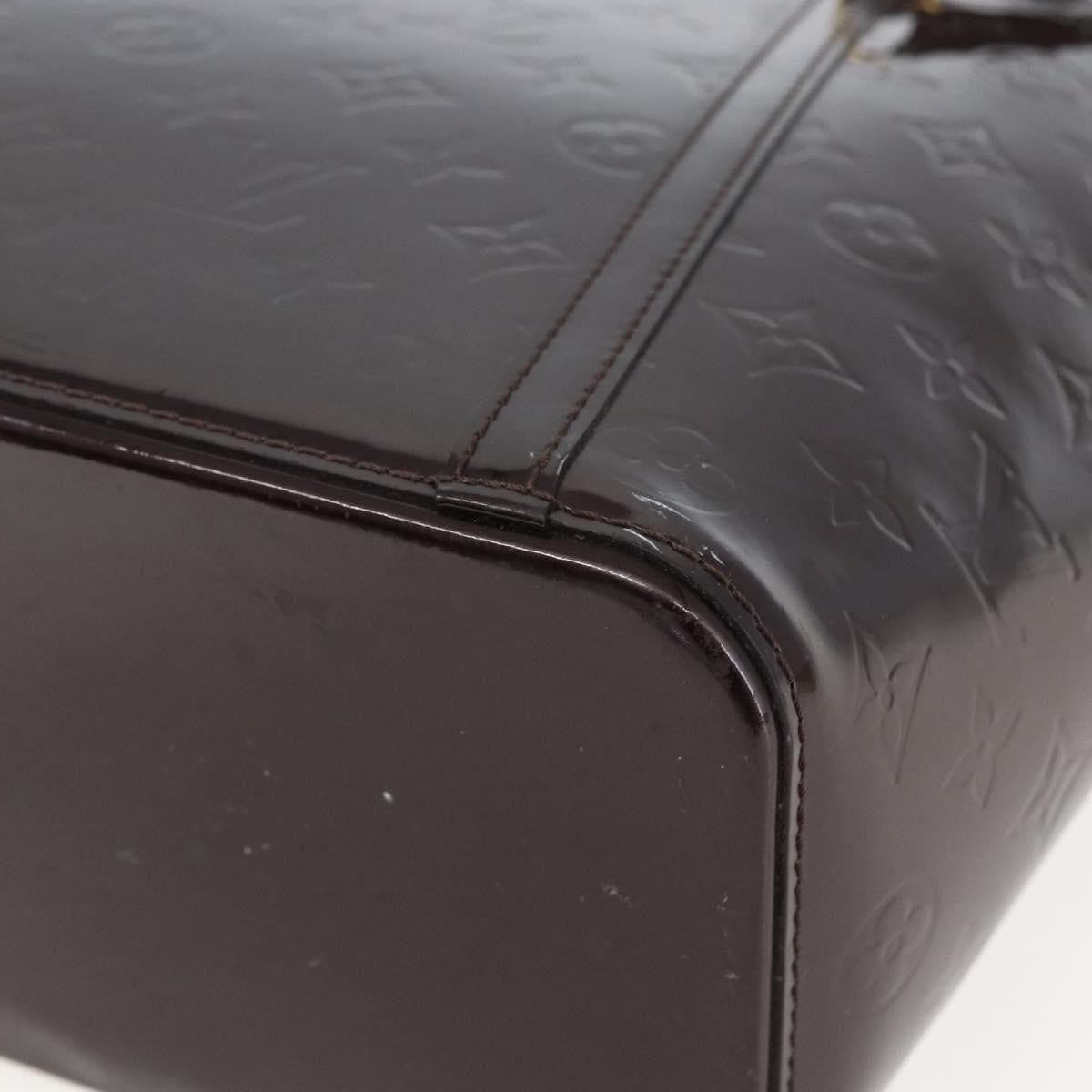 Louis Vuitton Avalon Handbag Monogram Vernis, PURPLE, PATENT_LEATHER, Handbag