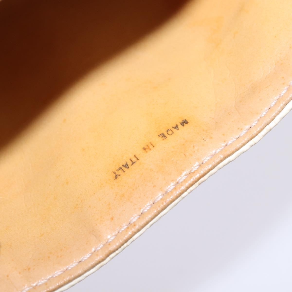 Celine Macadam Shoulder Bag PVC Leather, WHITE, CANVAS, Shoulder bag