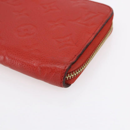 Louis Vuitton Portefeuille zippy Monogramme Empreinte Monogramme Empreinte, RED, LEATHER, Wallets