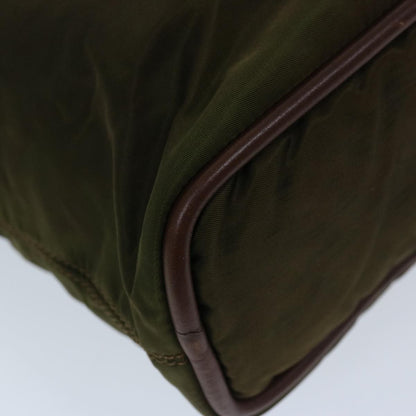 Celine Vintage Macadam Handbag Macadam, KHAKI, NYLON, Handbag