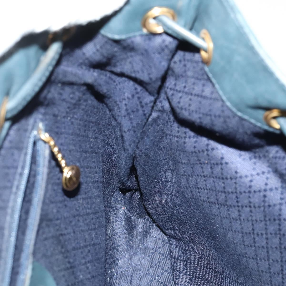 Gucci Vintage Bamboo Backpack Leather, BLACK, LEATHER, Backpack